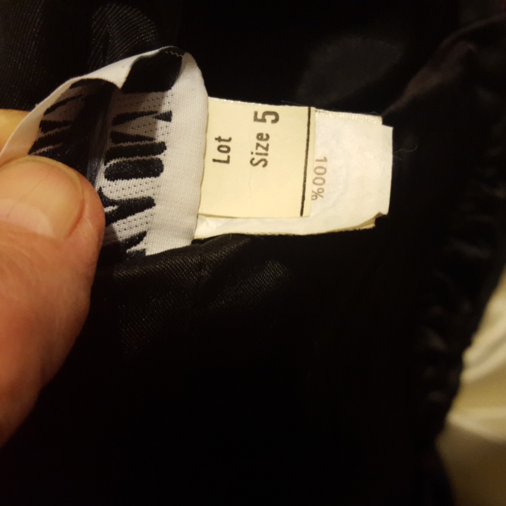 drop waist strapless corset, assymetric dress - Picture 11 of 13